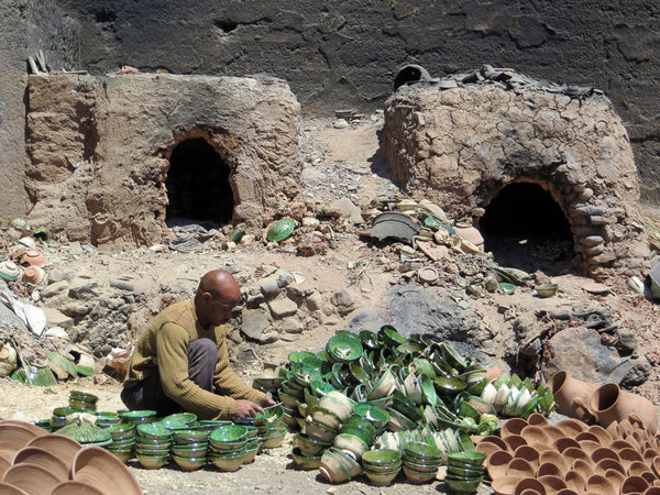 The Secret of Morocco’s Green & Ochre Pottery