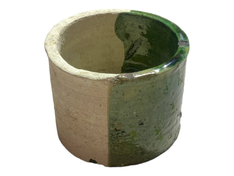 Handmade Moroccan 50/50 Glaze Tamegroute Planter/Pot