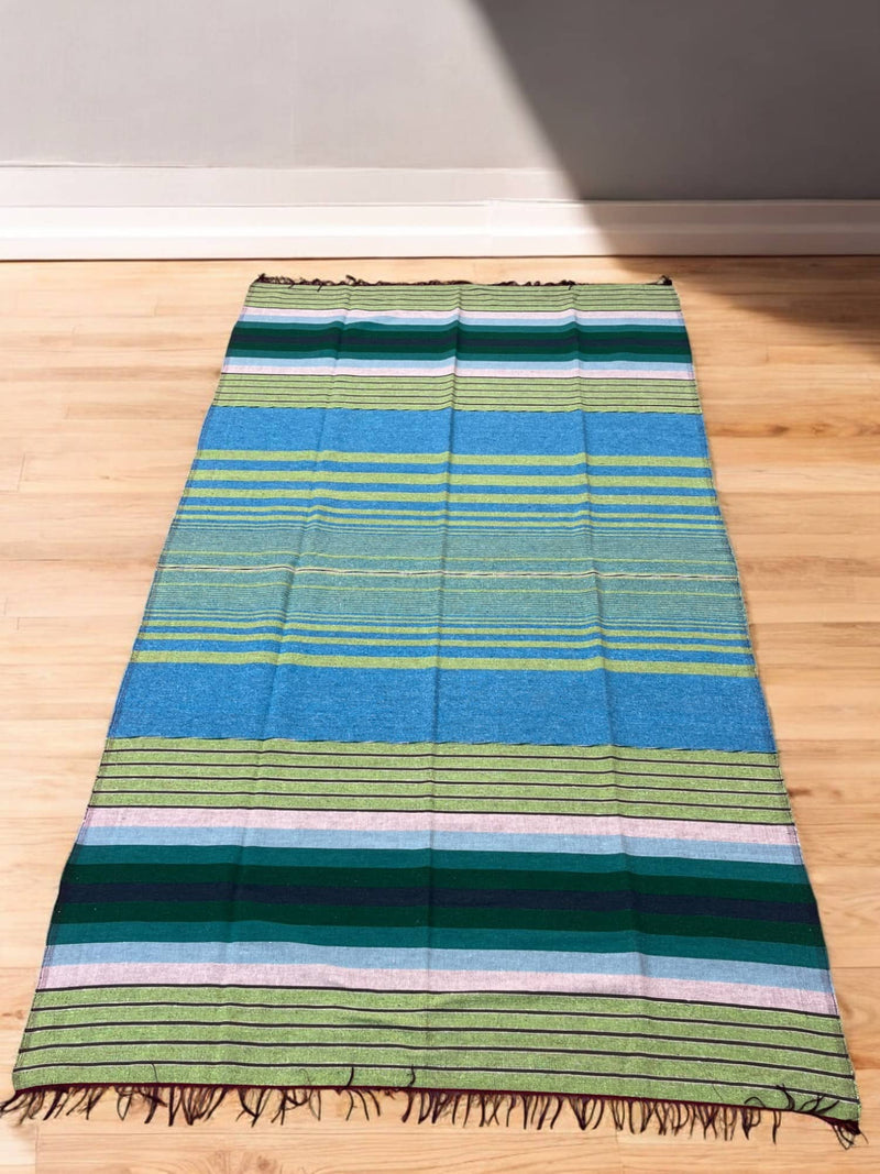 Handwoven Moroccan Cotton Throws and Quilts