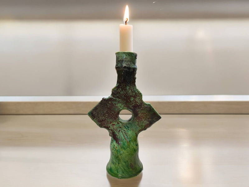 Handmade Moroccan Tamegroute Star Candle Holder