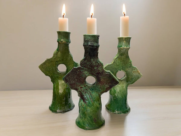 Handmade Moroccan Tamegroute Star Candle Holder