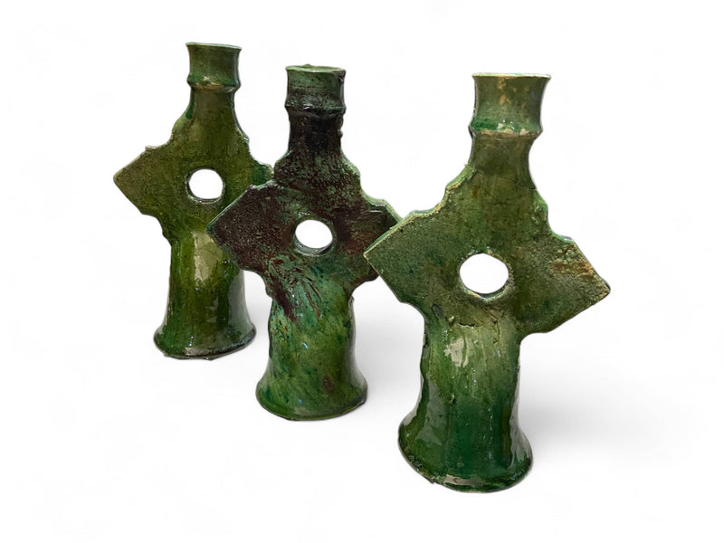 Handmade Moroccan Tamegroute Star Candle Holder