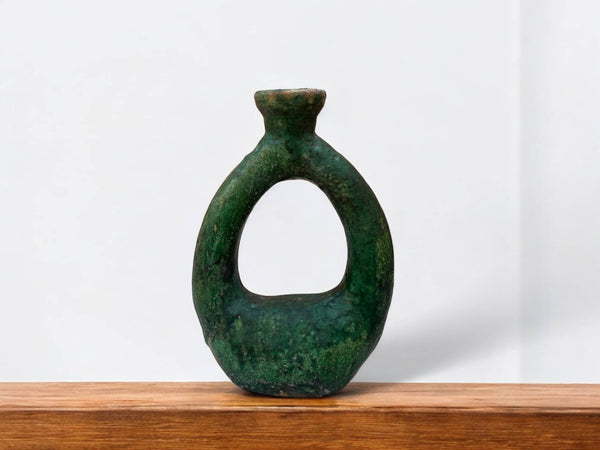 Glazed  Sculpture Vase