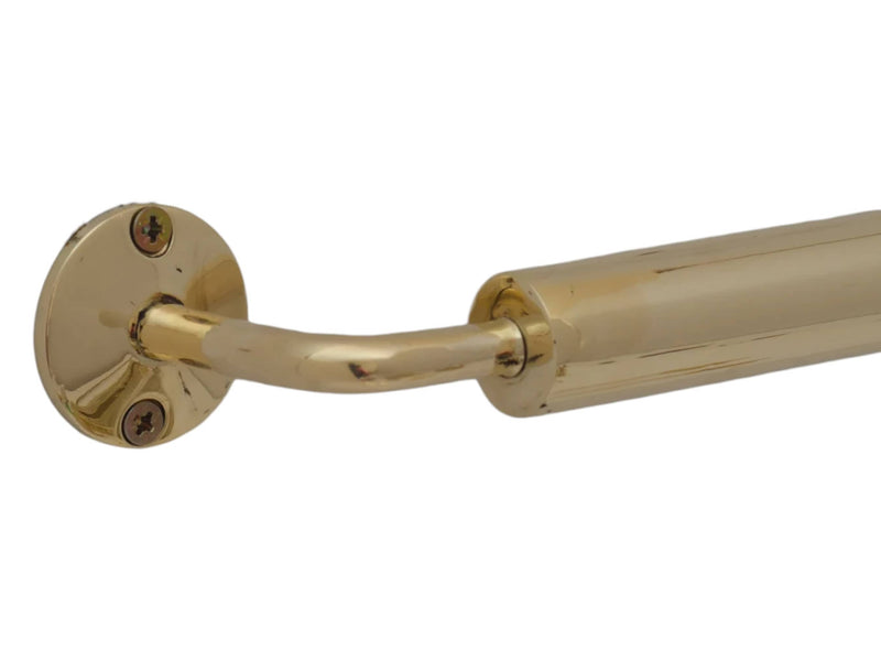 Elegant Brass Towel Holder for Bathroom - Stylish Wall-Mounted Towel Rack