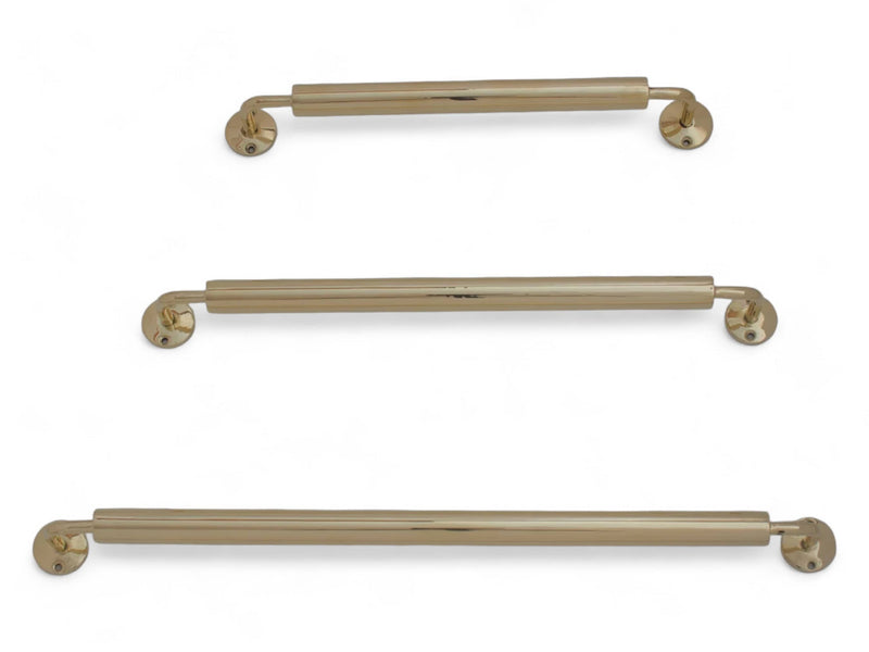 Elegant Brass Towel Holder for Bathroom - Stylish Wall-Mounted Towel Rack