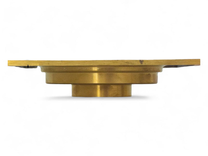 Engraved Solid Brass Floor Drain - Elegant Square Shower Drain