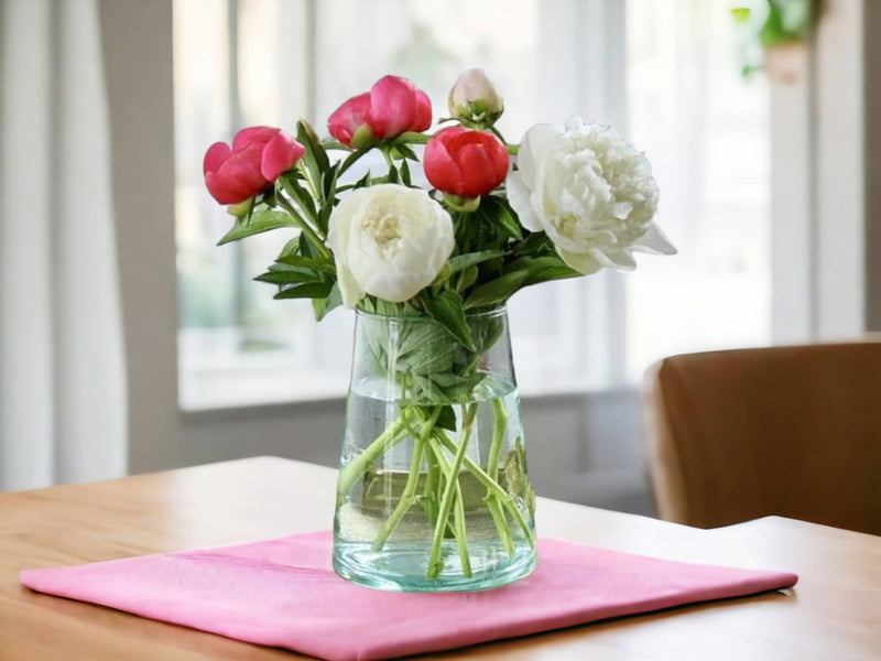 recycled Glass Cone Vase