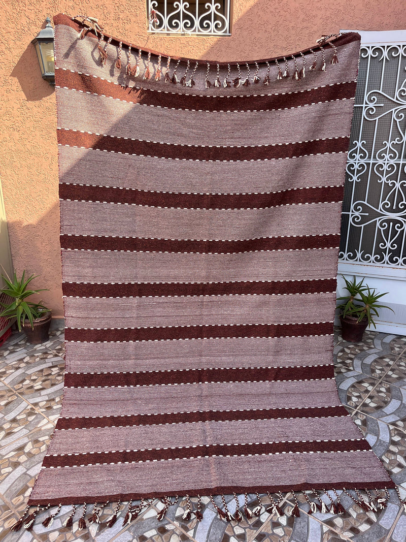 Handwoven Moroccan Cotton Throws and Quilts 