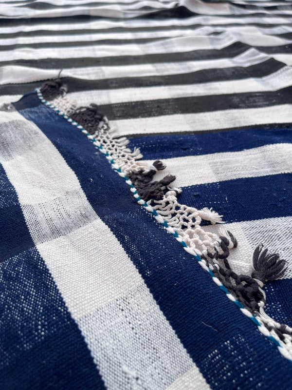 Vintage Handwoven Berber Throw & Quilts  – A One-of-a-Kind Moroccan Treasure